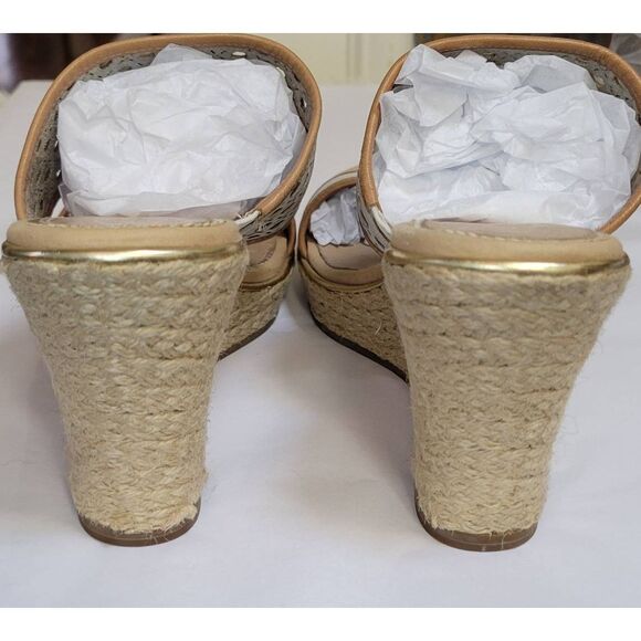 Sperry Top Sider Platform Wedge Slip On Womens Espadrille Cutout Shoes 8 - Picture 8 of 11